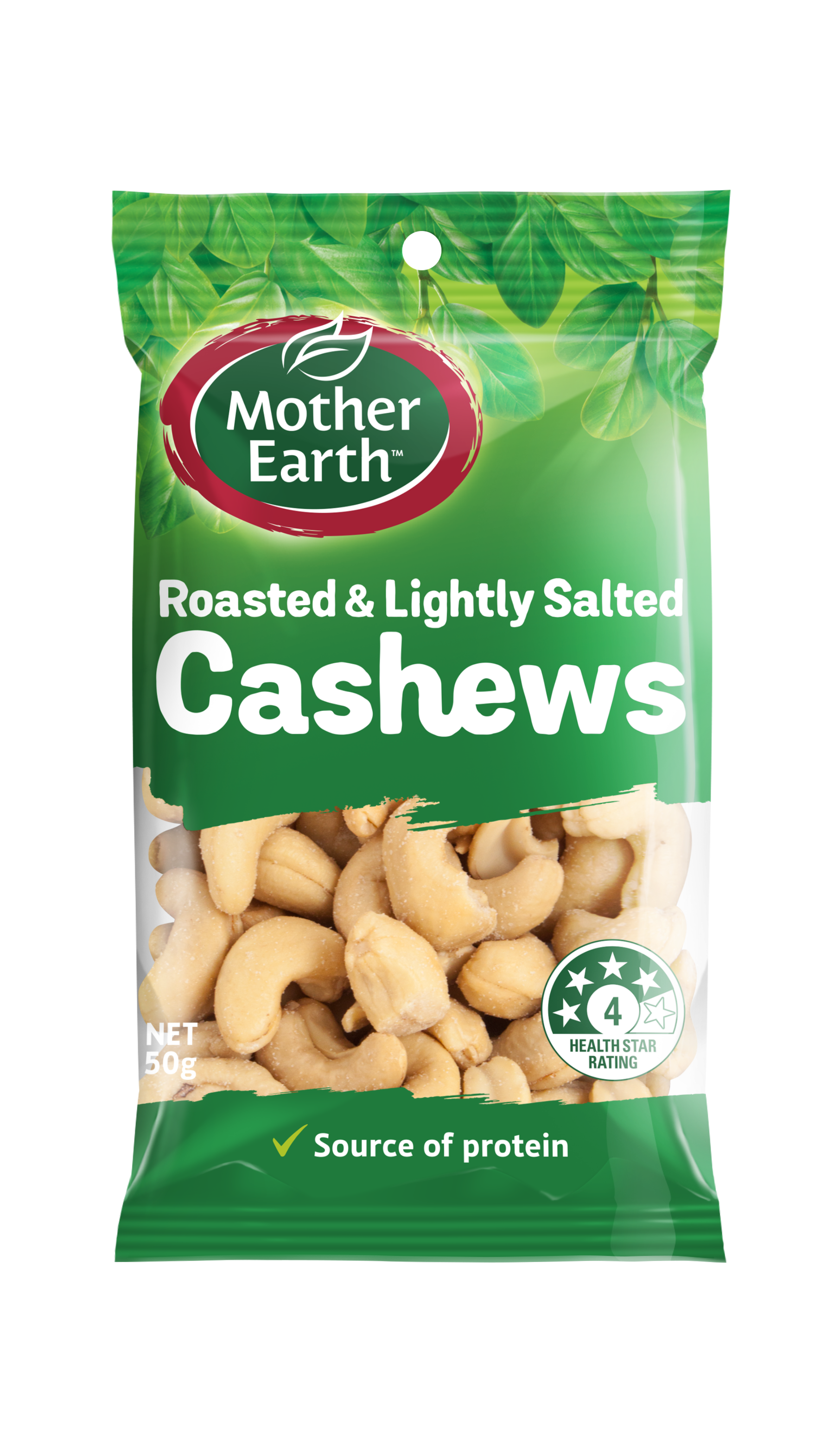 Roasted & Lightly Salted Cashews 50g